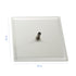 Rain Fixed Shower Head (16 Inch Square, Brushed Nickel)