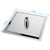 Rain Fixed Shower Head (16 Inch Square, Chrome)