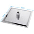 Rain Fixed Shower Head (16 Inch Square, Chrome)