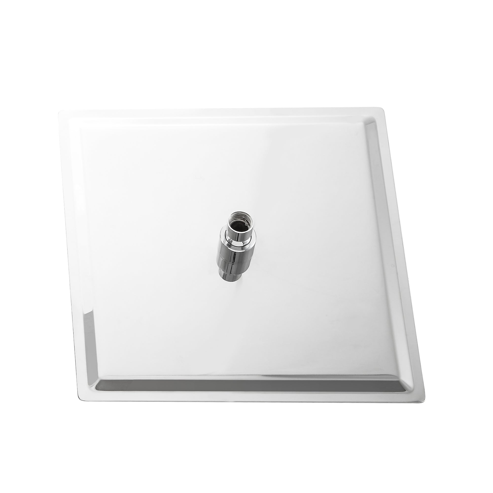 Rain Fixed Shower Head (16 Inch Square, Chrome)
