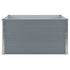 Raised Garden Bed 39.4"x39.4"x17.7" Galvanized Steel Gray - WoodPoly.com