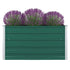 Raised Garden Bed 39.4"x39.4"x17.7" Galvanized Steel Green - WoodPoly.com
