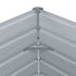 Raised Garden Bed 39.4"x39.4"x17.7" Galvanized Steel Green - WoodPoly.com
