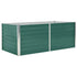 Raised Garden Bed 63"x31.5"x17.7" Galvanized Steel Green - WoodPoly.com