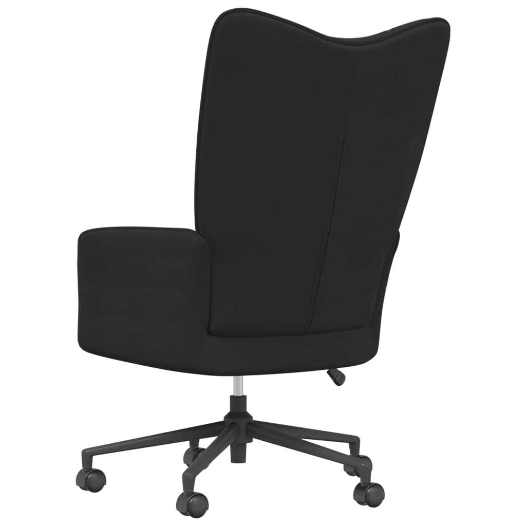 Relaxing Chair Black Velvet