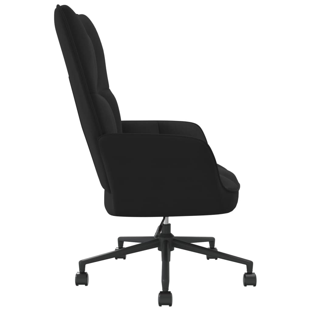 Relaxing Chair Black Velvet
