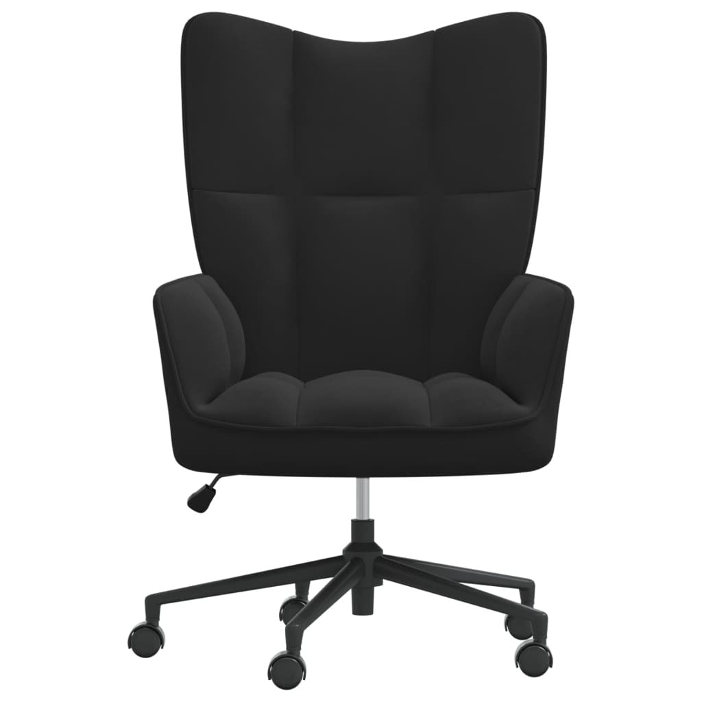 Relaxing Chair Black Velvet