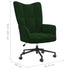 Relaxing Chair Dark Green Velvet