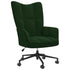 Relaxing Chair Dark Green Velvet