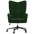 Relaxing Chair Dark Green Velvet
