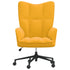 Relaxing Chair Mustard Yellow Velvet