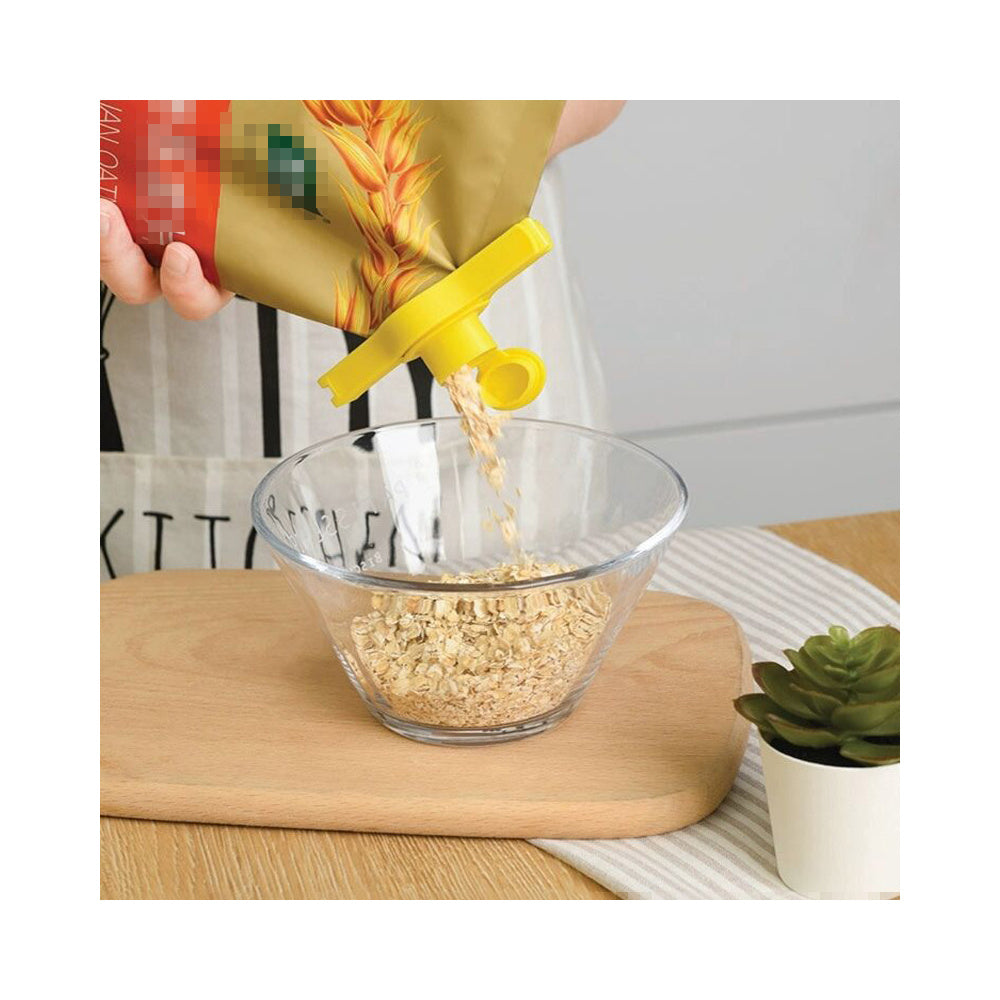 Reusable Food Seal Clamp Pour Food Bag Clip Spout - WoodPoly.com