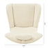 Rocking Chair - with rubber leg and cashmere fabric, suitable for living room and bedroom