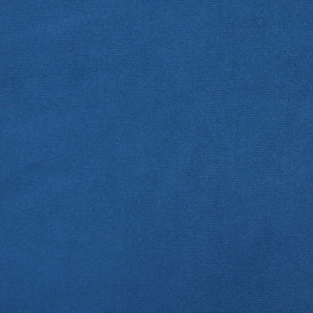 Rocking Chair Blue Velvet