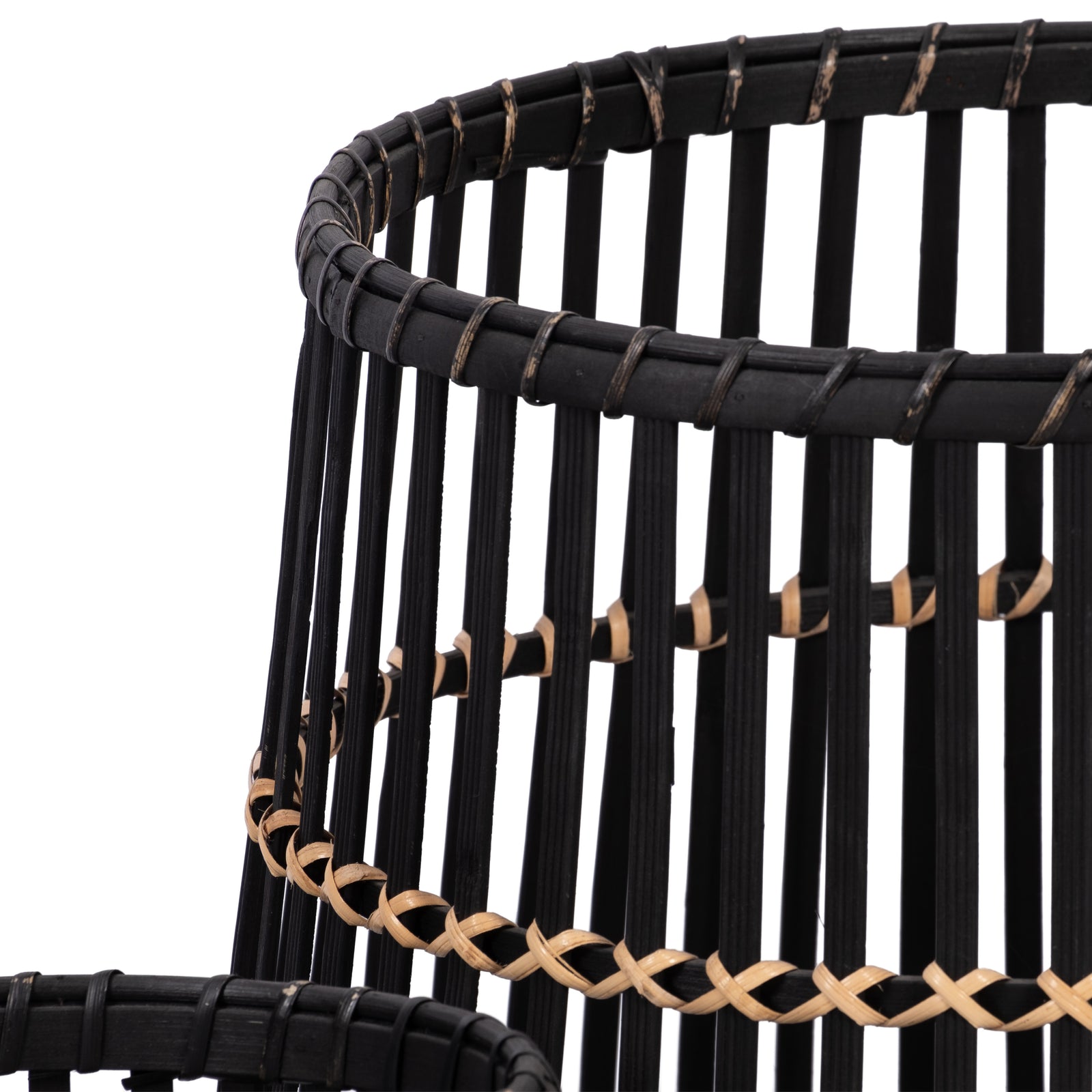 S/3 BAMBOO FOOTED PLANTERS 17/14/10