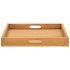 Serving Tray 19.7"x19.7" Solid Wood Teak