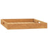 Serving Tray 19.7"x19.7" Solid Wood Teak
