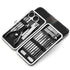 Set of 18 Pieces Nail Clipper Set Stainless Steel Nail Tools Manicure & Pedicure Travel Grooming Kit with Hard Case - WoodPoly.com