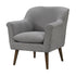 Shelby Gray Woven Fabric Oversized Armchair