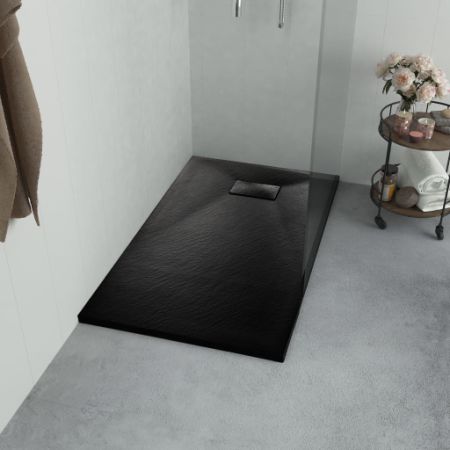 Shower Base Tray SMC Black 31.5