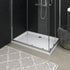 Shower Base Tray with Dots White 27.6"x39.4"x1.6" ABS