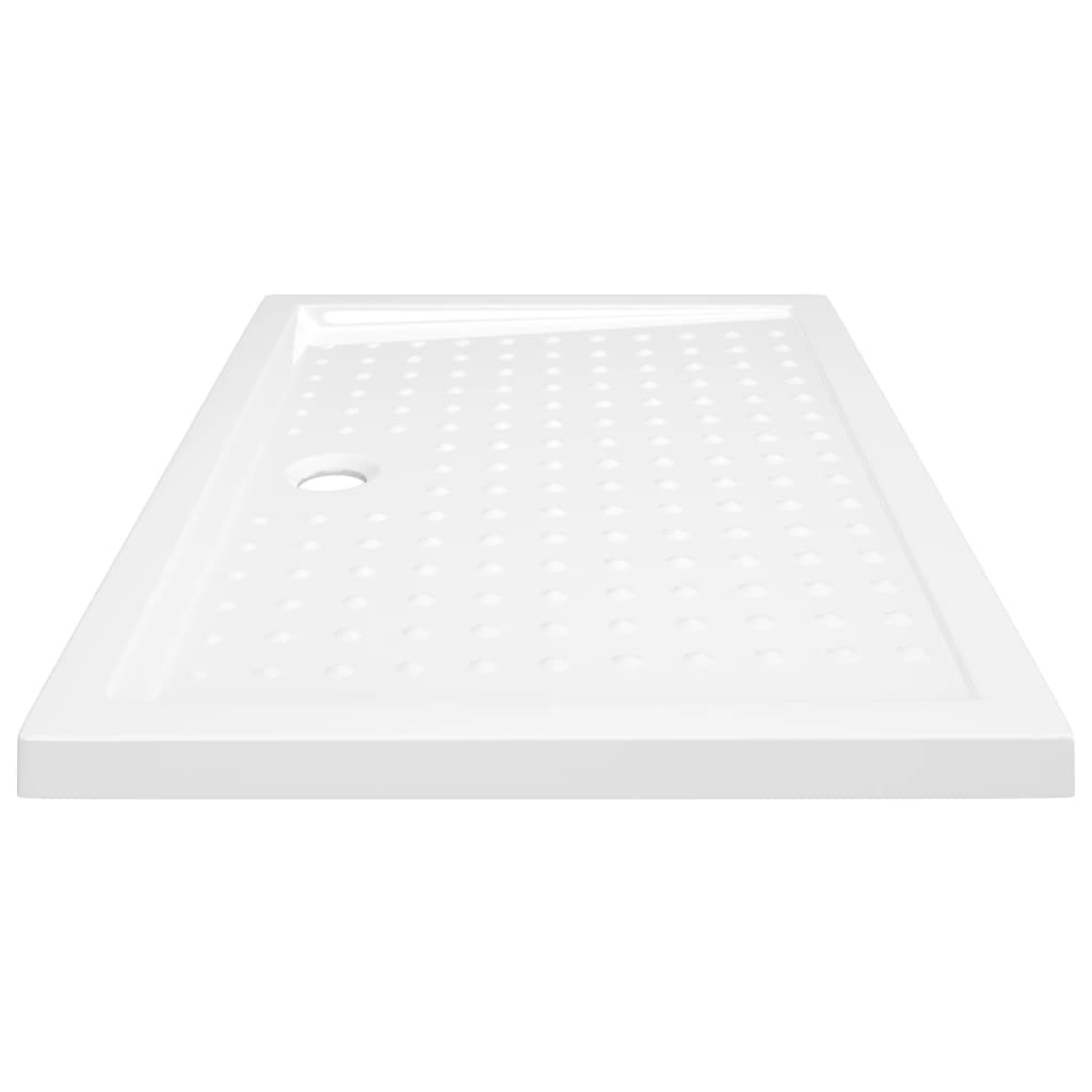 Shower Base Tray with Dots White 27.6