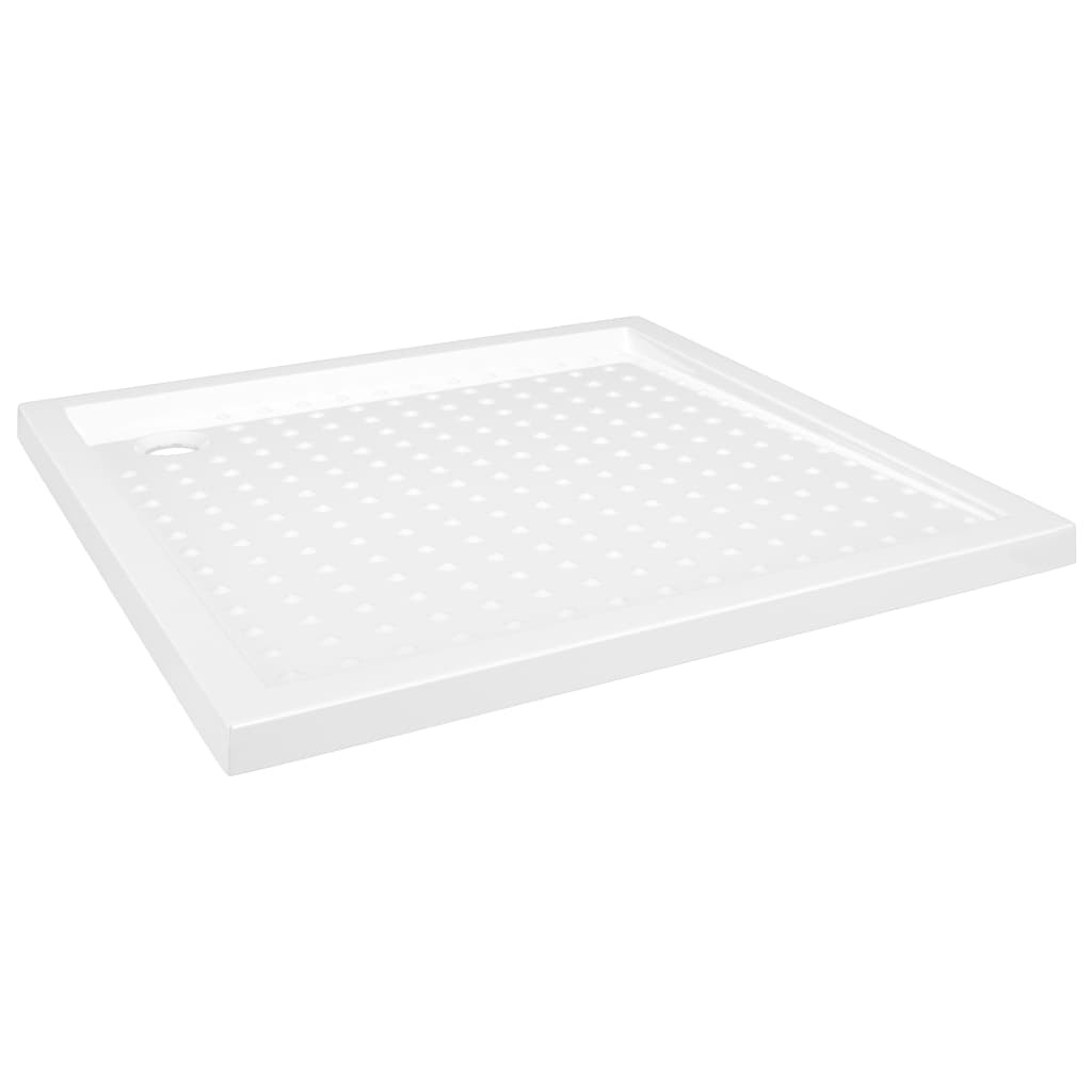 Shower Base Tray with Dots White 31.5"x31.5"x1.6" ABS