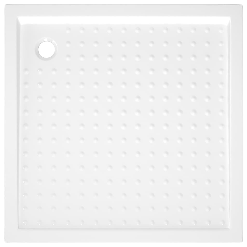 Shower Base Tray with Dots White 31.5