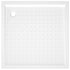 Shower Base Tray with Dots White 31.5"x31.5"x1.6" ABS