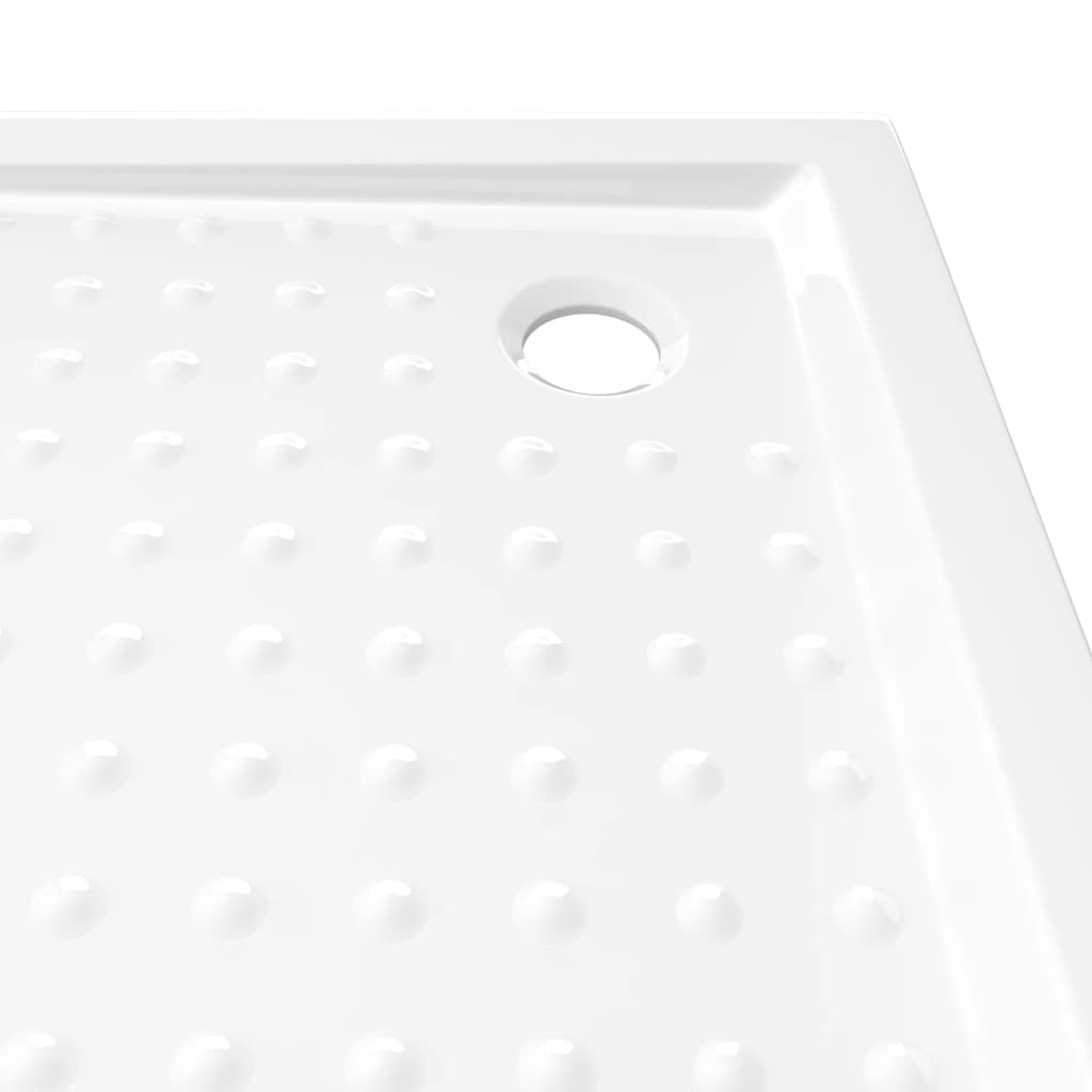 Shower Base Tray with Dots White 31.5