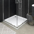 Shower Base Tray with Dots White 31.5"x31.5"x1.6" ABS