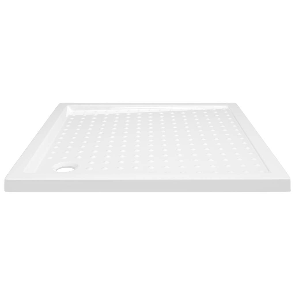 Shower Base Tray with Dots White 31.5