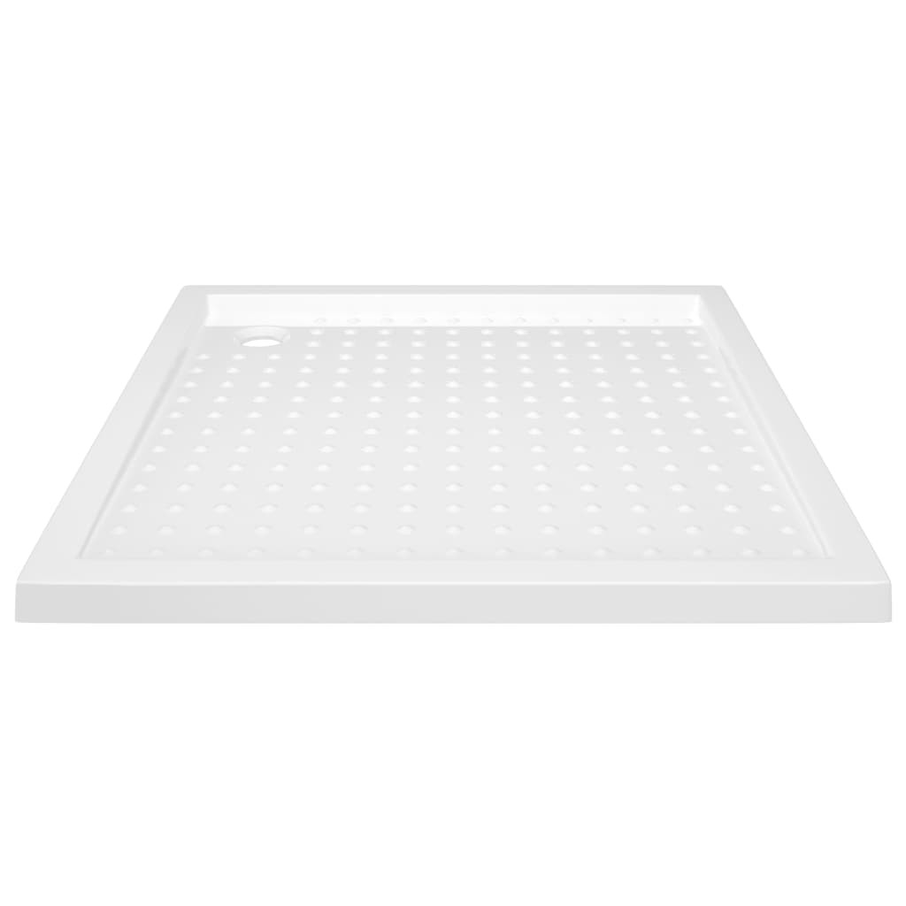 Shower Base Tray with Dots White 31.5