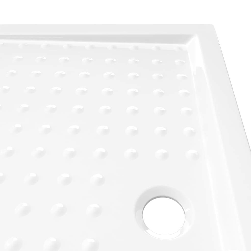 Shower Base Tray with Dots White 31.5