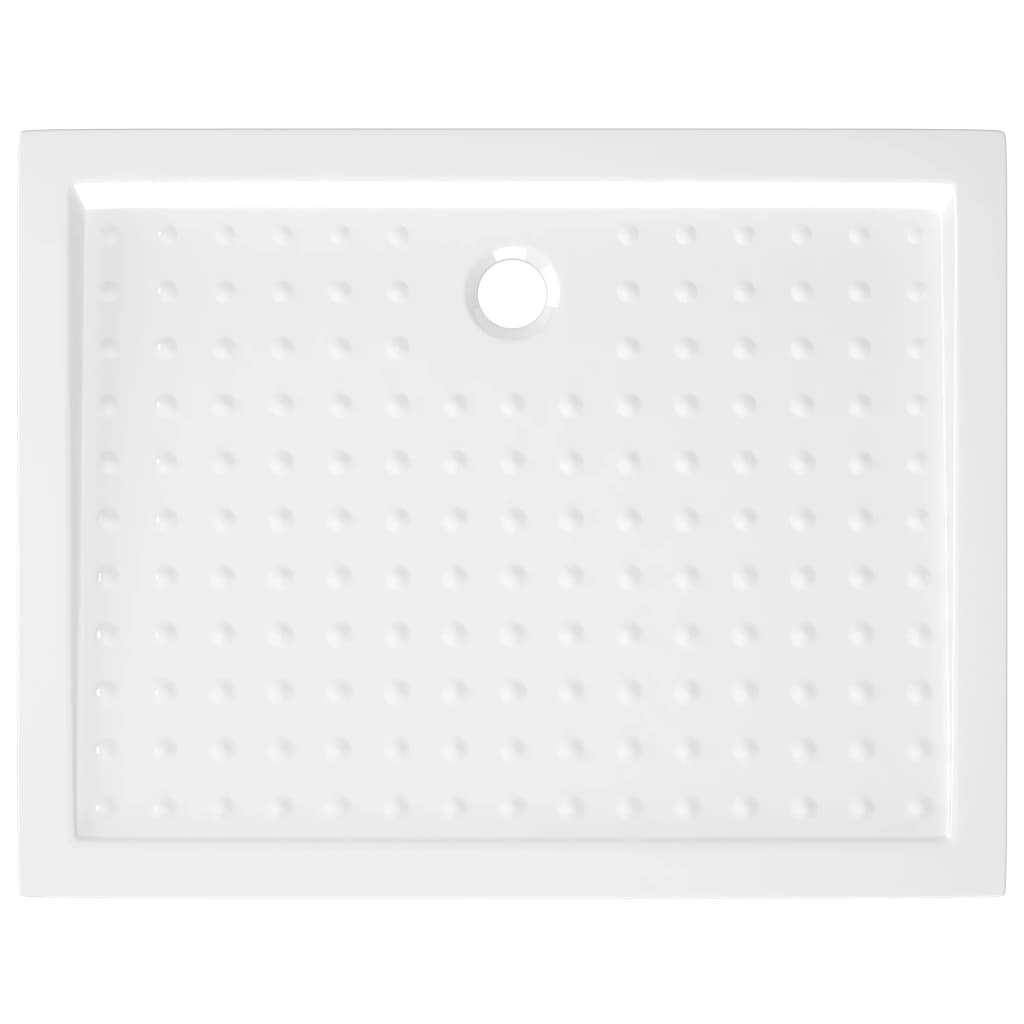 Shower Base Tray with Dots White 35.4