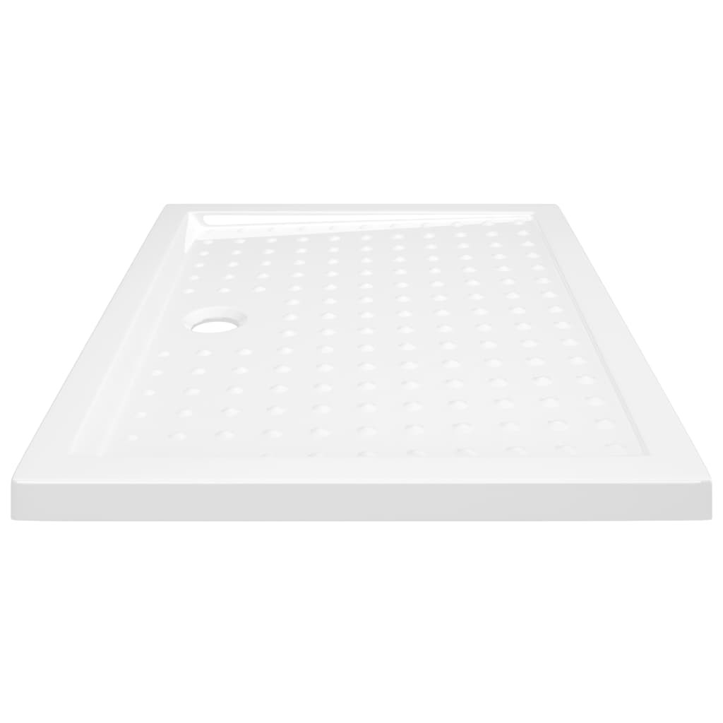 Shower Base Tray with Dots White 35.4
