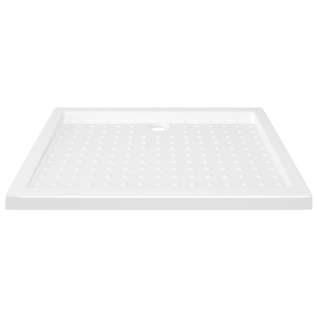 Shower Base Tray with Dots White 35.4
