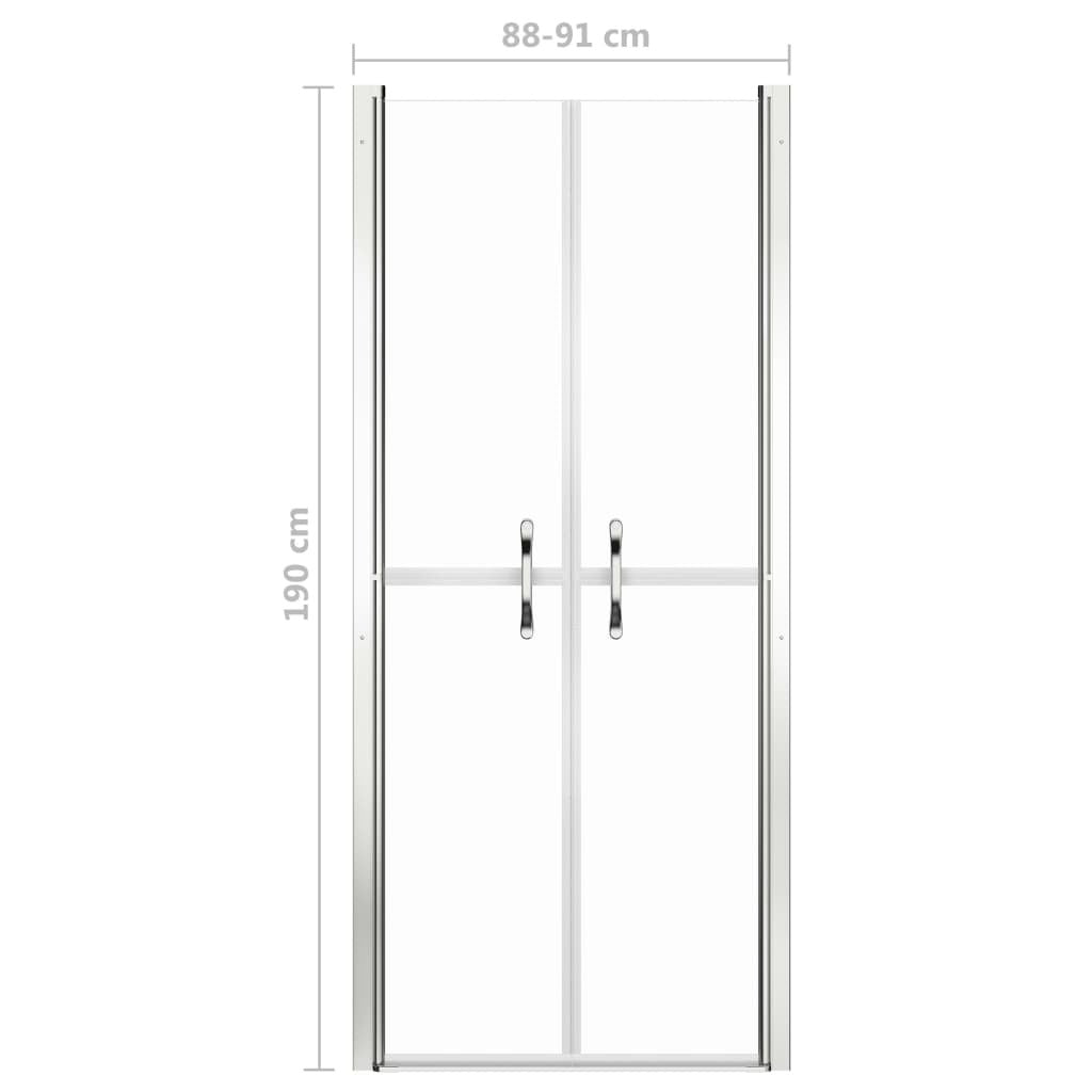 Shower Door Clear ESG 35.8"x74.8"