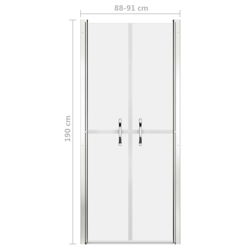 Shower Door Frosted ESG 35.8"x74.8"