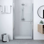 Shower Door Tempered Glass 31.9"x76.8"