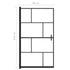 Shower Enclosure ESG 31.5"x55.1" Black