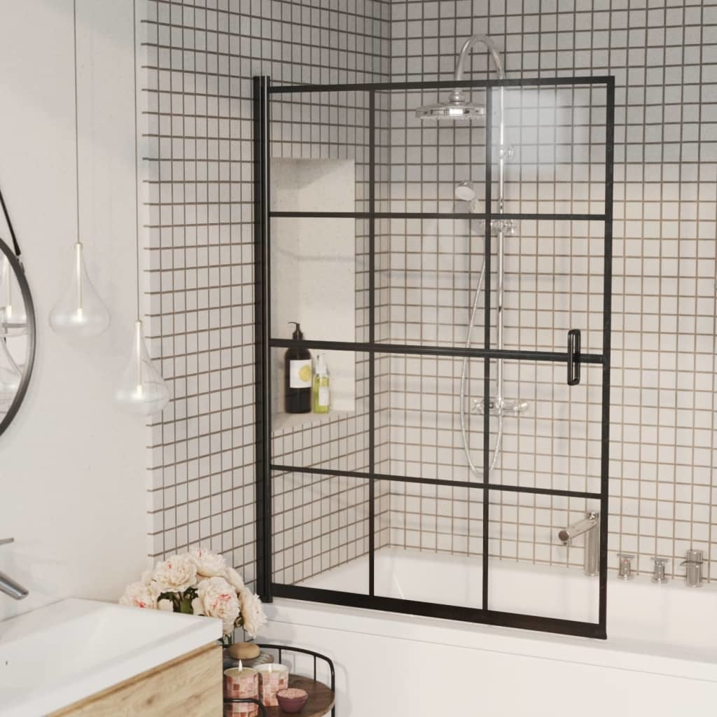 Shower Enclosure ESG 39.4"x55.1" Black