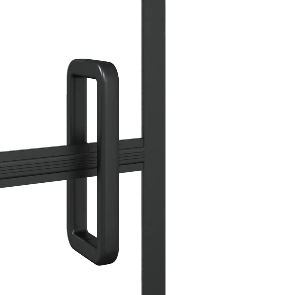 Shower Enclosure ESG 39.4"x55.1" Black
