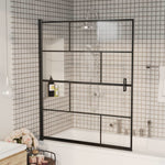 Shower Enclosure ESG 45.7"x55.1" Black
