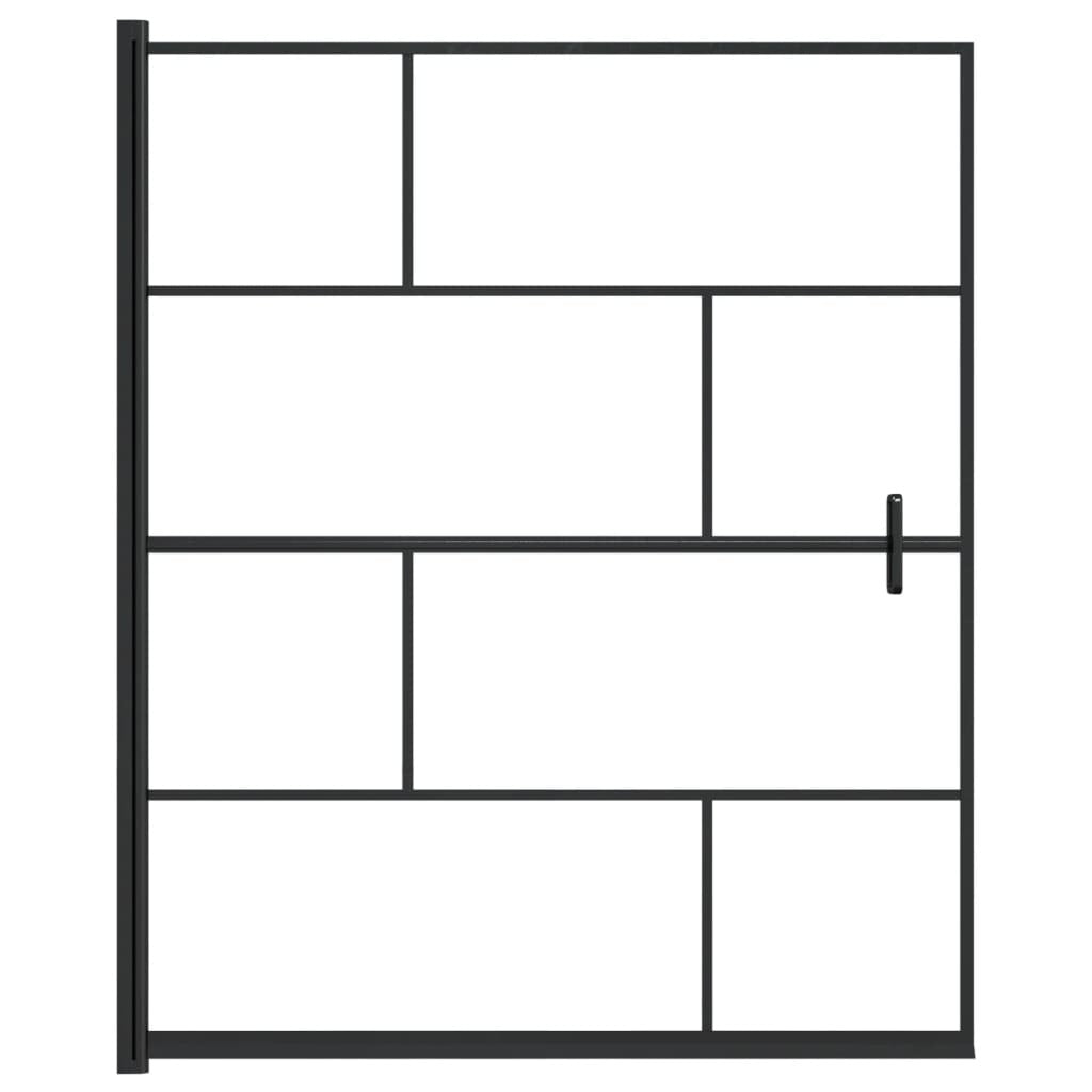 Shower Enclosure ESG 45.7"x55.1" Black