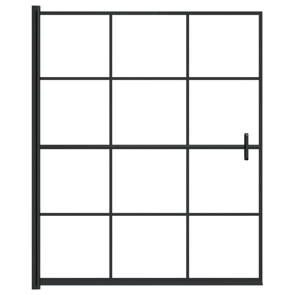 Shower Enclosure ESG 45.7"x55.1" Black