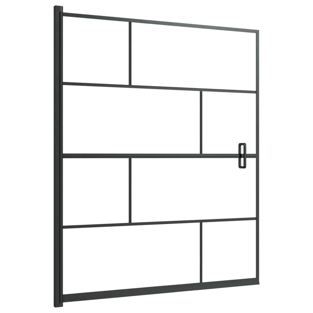 Shower Enclosure ESG 45.7"x55.1" Black