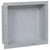 Shower Niche Matt Gray 16.1"x14.2"x3.9"