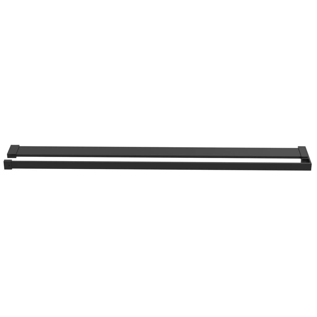 Shower Shelf for Walk-in Shower Wall Black 39.4