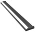 Shower Shelf for Walk-in Shower Wall Black 45.3" Aluminum